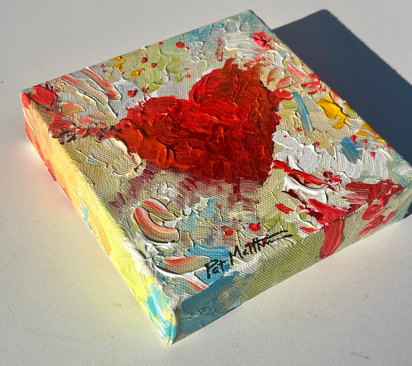 "For You" 6" x 6" Acrylic on canvas (Free Shipping)