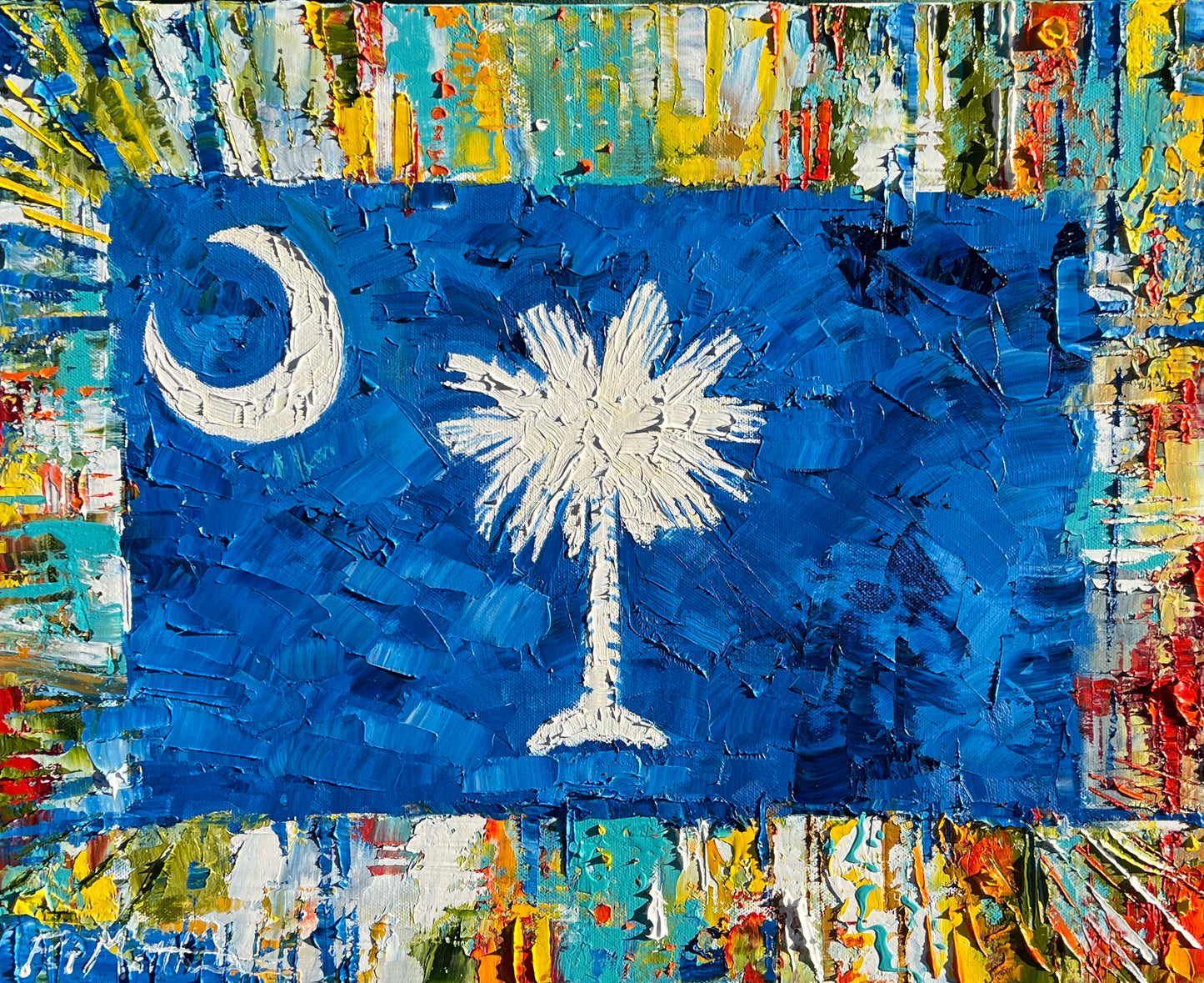 "The Palmetto State" 16" x 20" Original Oil on Canvas