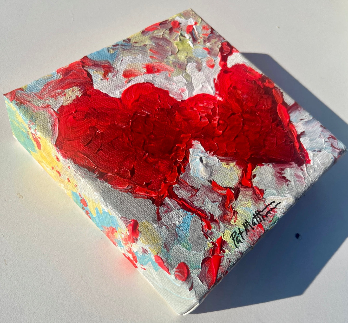 "Forever" 6" x 6" Acrylic on canvas (Free Shipping)