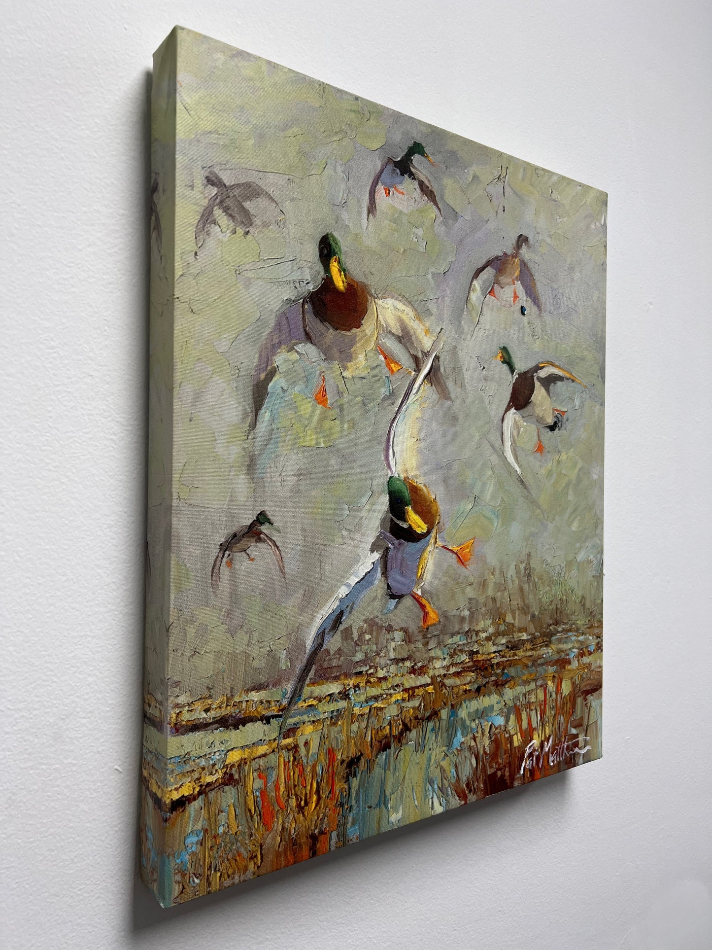 Day 1 Holiday Deal: "Landing Pattern" Giclee print on canvas 20" x 16" I have one of these in 20" x 16" in stock.