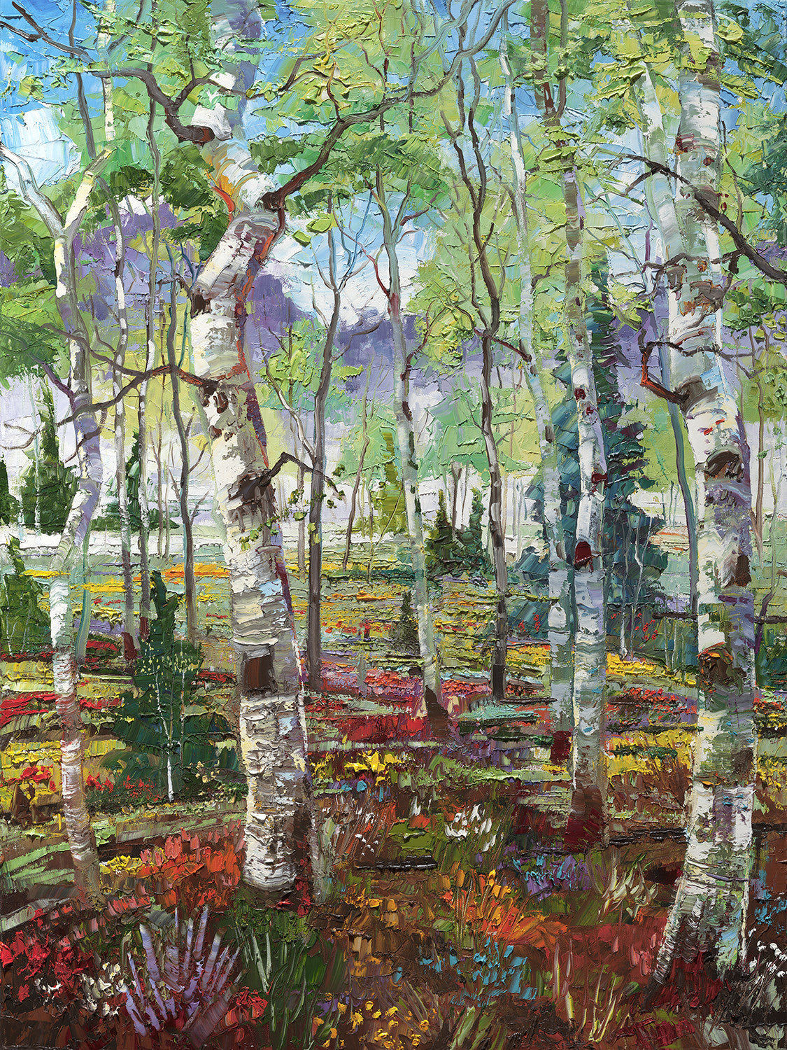 The Evolving West "Spring" (050) - 40" x 30"