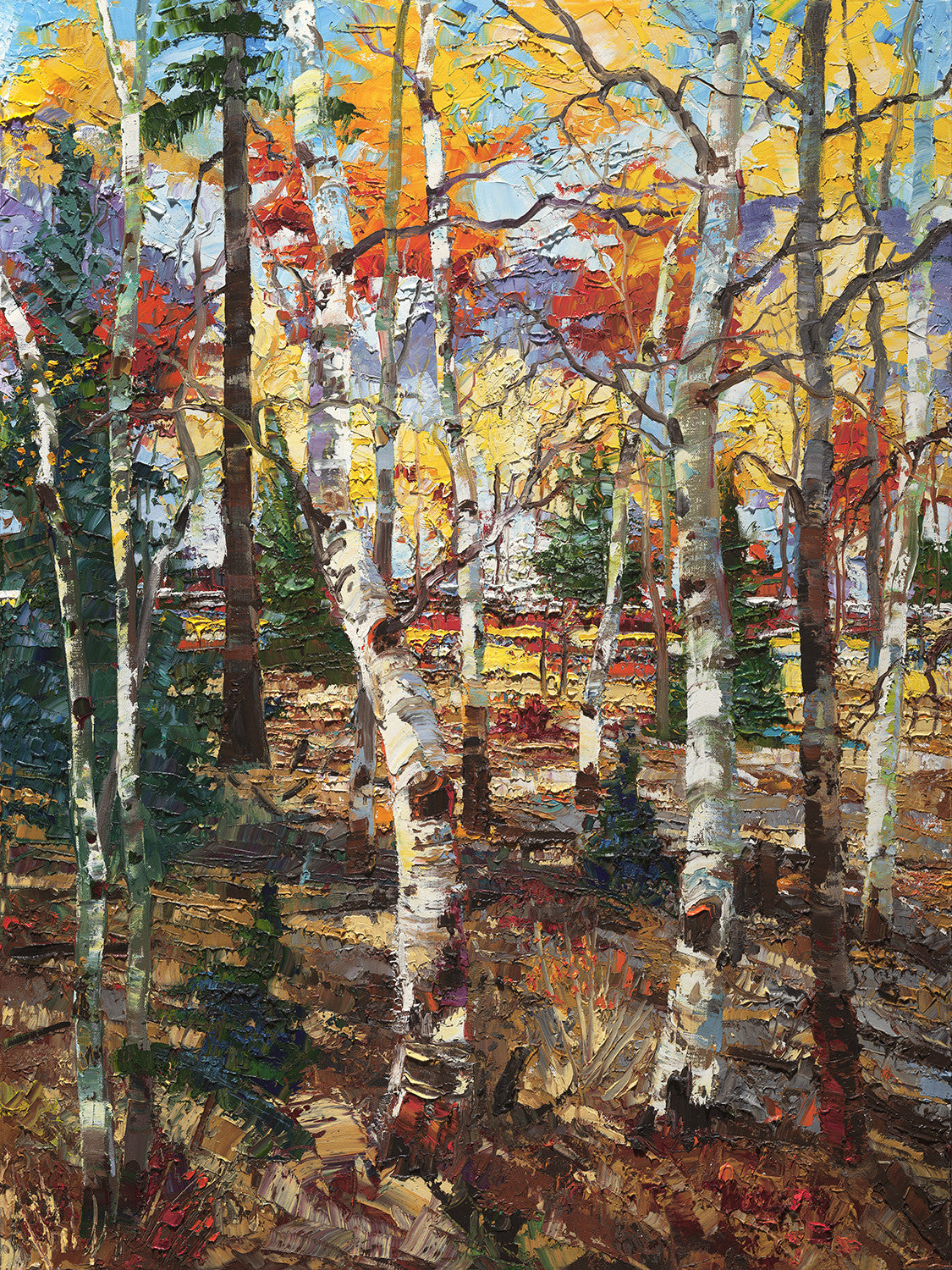 The Evolving West "Fall" (052) - 40" x 30"