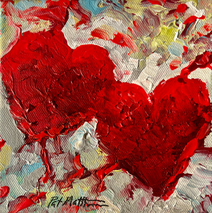"Forever" 6" x 6" Acrylic on canvas (Free Shipping)