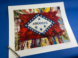 Day 2 Holiday Deal: "The Glory of Arkansas" #017 on 18 x 24 paper.