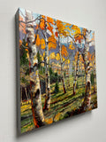 Day 1 Holiday Deal: "Into the Aspen Valley" I have one of these in stock for a Holiday Deal. It's a 16" x 16"