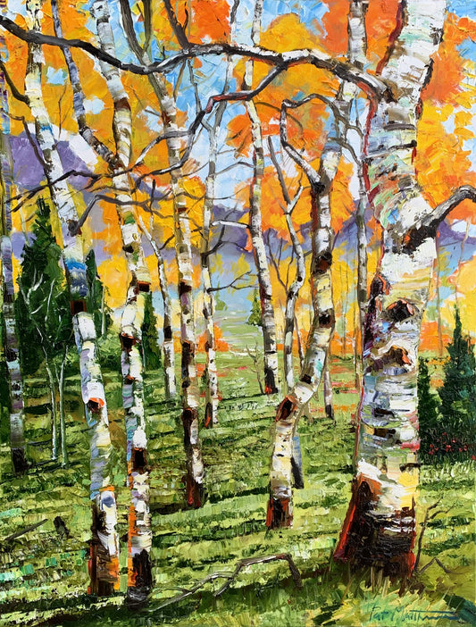 "Mountain High" 40" x 30" Oil on Canvas