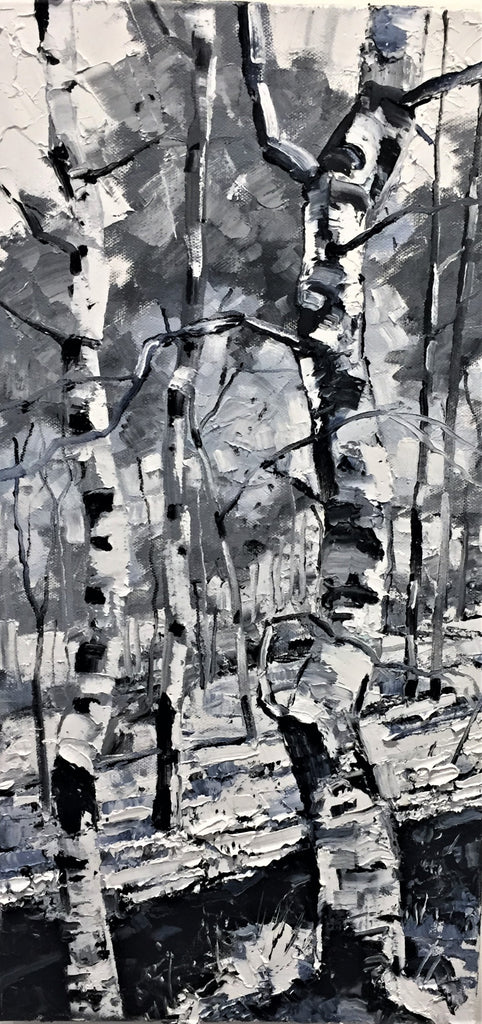 "Mountain Values" 20" x 10" Oil on Canvas