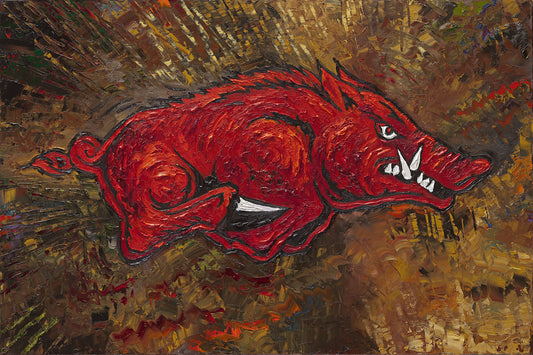 Arkansas Razorback   Archival Print on Paper. Image # PM001