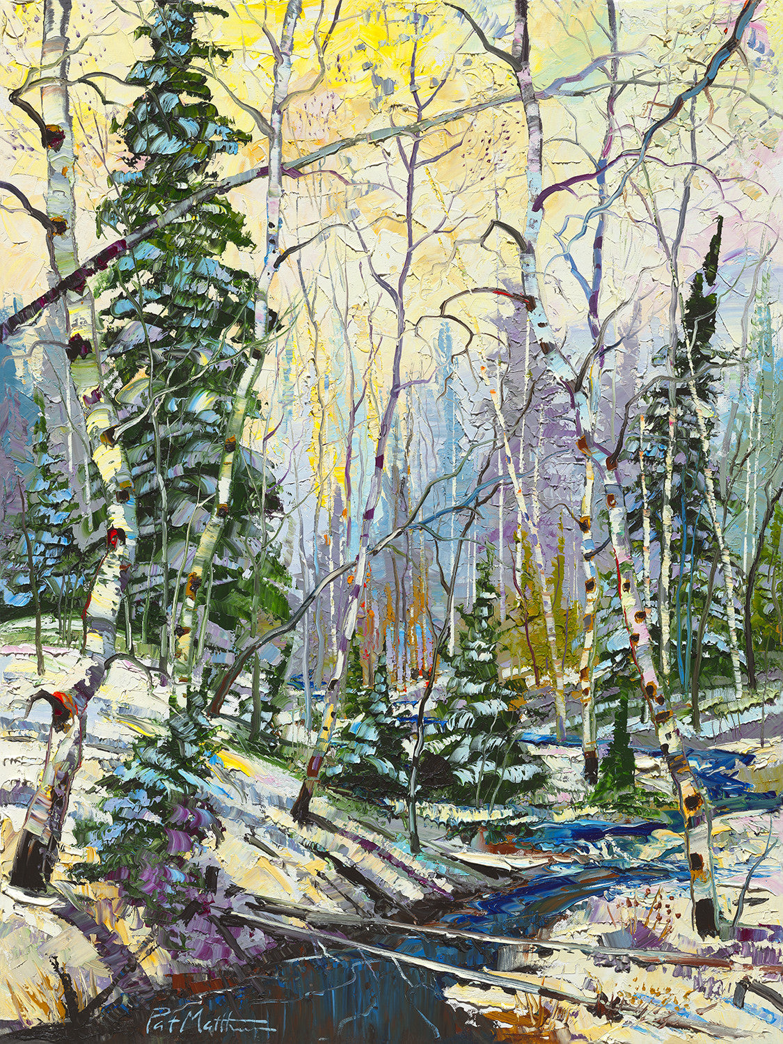 High Mountain Creek (040) - 36" x 24"