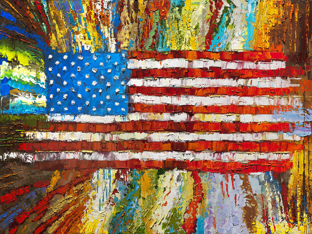 Archival Print on Canvas of "Made in America"  047