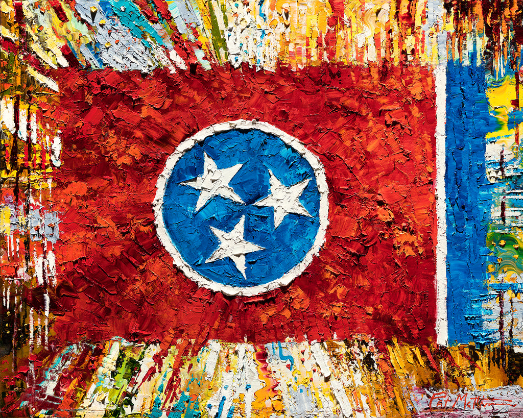 "Tennessee Colors" archival giclee print on canvas 24" x 30" includes #084 FREE SHIPPING